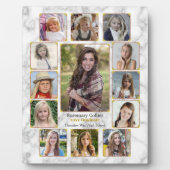 Afstuderen van de middelbare school Foto Collage W Fotoplaat (Voorkant)