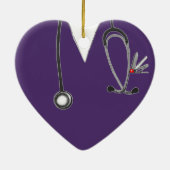 Afstuderen van de verpleegschool keramisch ornament (Achterkant)