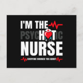 Afstuderen van de verpleegschool - kostprijsverhog briefkaart (Voorkant)