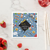 Afstuderen van de verpleegschool Napkins Servet (Insitu)