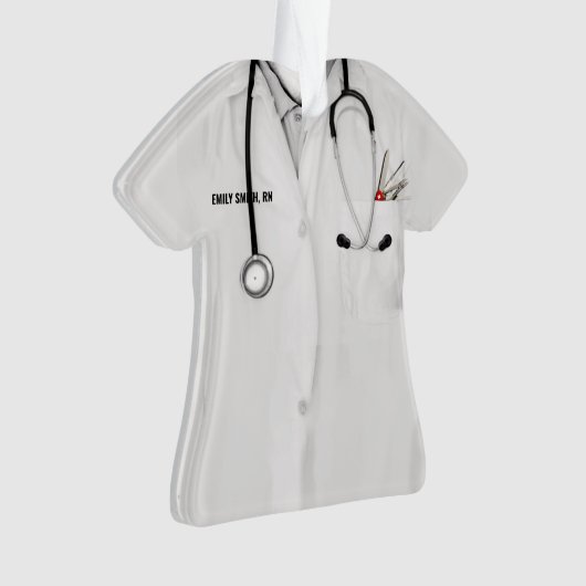 Afstuderen van de verpleegschool ornament (voorkant)
