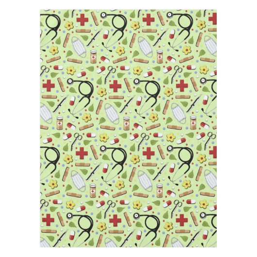 Afstuderen van de verpleegschool tafelkleed (Voorkant)