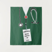 Afstuderen van de verpleegschool wandkleed (Voorkant)