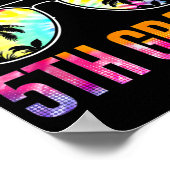 Afstuderen van de vijfde klas van de kleurstof poster (Hoek)