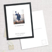 Afstuderen van galerij Lijst Aankondiging Briefkaa