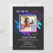 Afstuderen van kunst en ontwerp kaart (Voorkant)