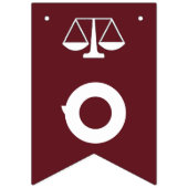 Afstuderen van Law School Bunting Flags Vlaggetjes (Tweede vlag)