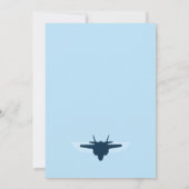 Afstuderen van piloot van de luchtmacht kaart (Achterkant)