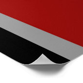 Afstuderen van Red & Silver School Lijst Poster (Hoek)