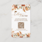 Afstuderen Venmo College Fund QR-code Informatiekaartje (Voorkant)