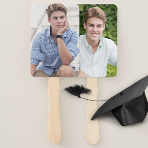 Afstuderen ventilator Afstuderen twee grote foto's Handwaaier