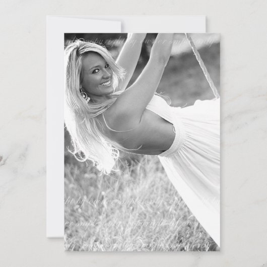 Afstuderen  ventilatorroze Eiffeltoren Kaart (Achterkant)