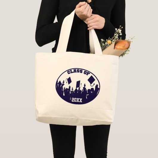Afstuderen Verandering naar lopend jaar Grote Tote Bag (Voorkant (product))