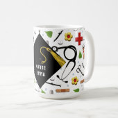 Afstuderen Verpleegkundige School Koffiemok (Voorkant rechts)