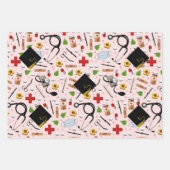 Afstuderen verpleegschool inpakpapier vel (Voorkant 2)