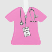 Afstuderen verpleegschool ornament (achterkant)