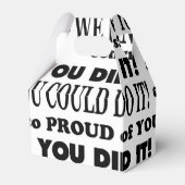 Afstuderen Vierbox Bedankdoosjes (Voorkant Zijde)