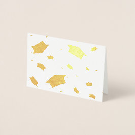 Afstuderen vieren folie kaarten