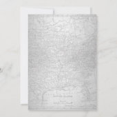 Afstuderen Vintage Afstudeerder Wereldbol  Pet Aankondiging (Achterkant)