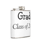 Afstuderen voegt klasse van 20xx naamtekst toe heupfles (Rechts)