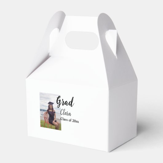 Afstuderen voegt naamklasse van 20xx congrats toe  bedankdoosjes (Voorkant Zijde)