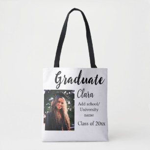 Afstuderen voegt naamklasse van 20xx congrats toe  draagtas