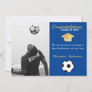 Afstuderen Voetbal Football-speler Voetbal Aankondiging