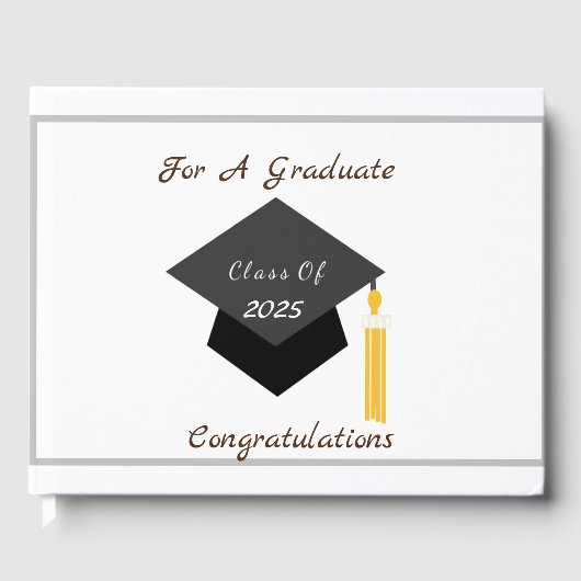 Afstuderen voor gastenboeken (Voorkant)