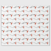 Afstuderen voor gepersonaliseerde Cute Crawfish Cadeaupapier (Vlak)