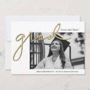 Afstuderen voor gouden foto's met scripts Afstudee Aankondiging