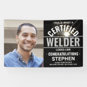 Afstuderen voor het lassen van torch Certified Wel Spandoek (Horizontaal)