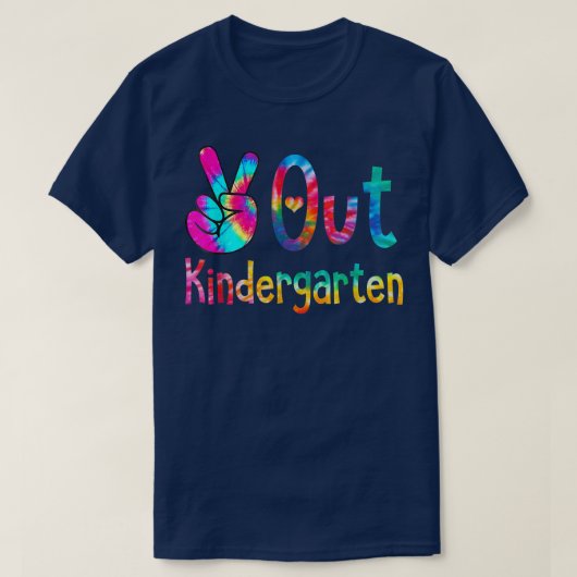 Afstuderen voor Kindergarten - Verf Afgelopen dag T-shirt (Design voorkant)