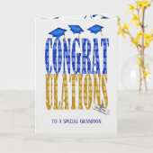 afstuderen voor kleinzoon 2025 kaart (Gele Bloem)