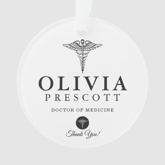 Afstuderen voor medisch beroepsbeoefenaars | Pensi Ornament (voorkant)