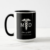 Afstuderen voor medisch docent mok (Links)