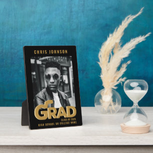 Afstuderen voor moderne goudkoorts Foto Fotoplaat