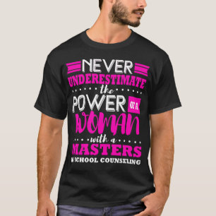 Afstuderen voor schooladviseurs t-shirt