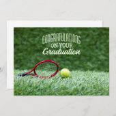 Afstuderen voor tennisspeler (Voorkant / Achterkant)