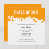 Afstuderen voor verf kaart (Voorkant / Achterkant)