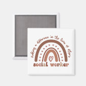 Afstuderen voor waardering van maatschappelijk wer magneet (Voorkant / Achterkant)