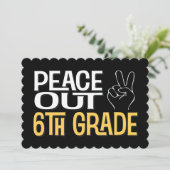 Afstuderen Vrede Uit 6e klas Partij Kaart (Staand voorkant)