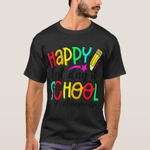 Afstuderen vrolijke laatste dag van de Kinder scho T-shirt