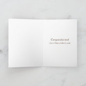Afstuderen Weasel, College Graduation Congrats Poe Kaart (Binnen)