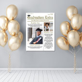 Afstuderen Welkomstborden Fotocollage Krant Poster