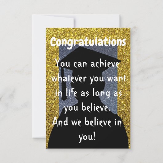 Afstuderen wens kaart (Voorkant)