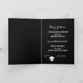 Afstuderen Wenskaart. Je maakte het Typografie Kaart (Binnen)