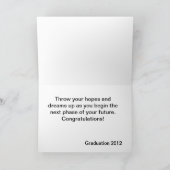 Afstuderen Wenskaart Kaart (Binnen)