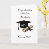 AFSTUDEREN WENSKAART KAART (Gele Bloem)