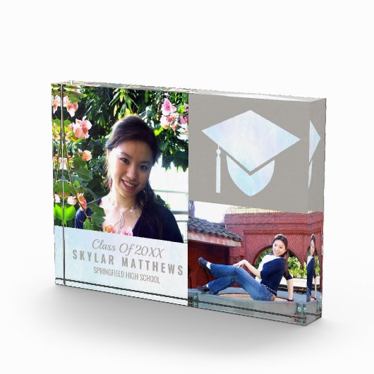 Afstuderen White Opal Chic Trendy Keepomwille Fotoblokken (Rechts)