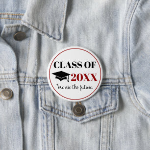 Afstuderen-wij zijn de toekomst ronde button 7,6 cm